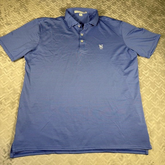 Holderness & Bourne Other - Holderness and Bourne‎ Men's XL Tailored Fit Striped Performance Golf Polo Shirt